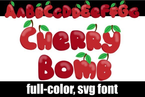 Cherry Bomb: A Vibrant SVG Font for Editorial Design