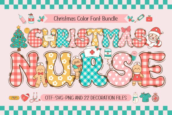 Christmas Nurse: A Festive and Playful Font for Editorial Design