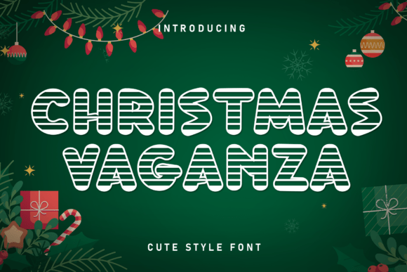 Christmas Vaganza: A Premium Font for Creative Campaigns