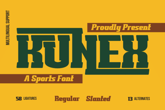 Discover Kunex: A Modern Serif Font for Bold Design