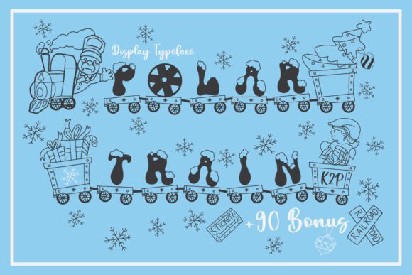 Discovering Polar Train: A Festive Font for Creative Branding