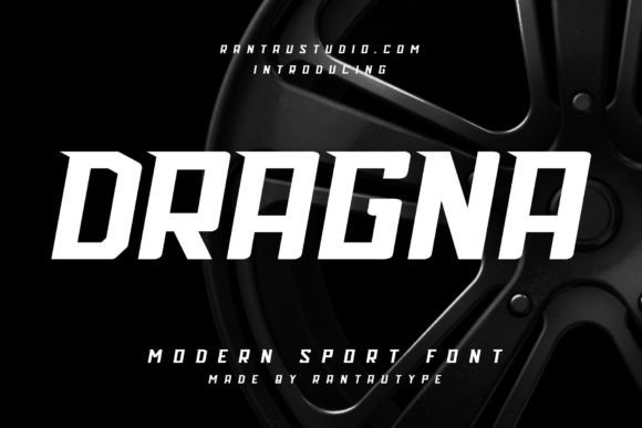 Dragna: A Sporty Slab Serif for Dynamic Editorial Design