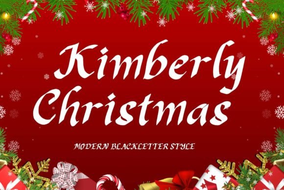 Elegant Kimberly Christmas Font for Crafters and Designers