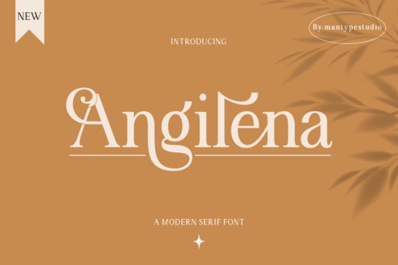 Elevate Your Brand with Angilena: A Unique Serif Font
