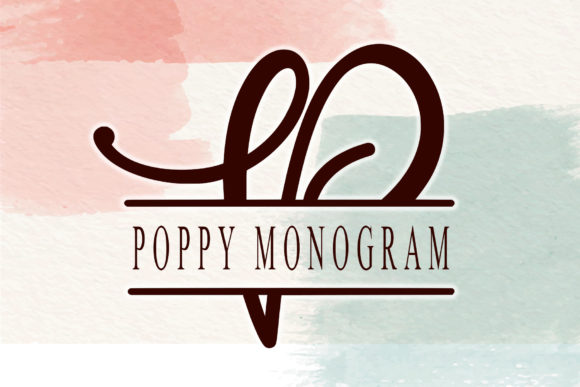 Enhance Your Brand with Poppy Monogram Font