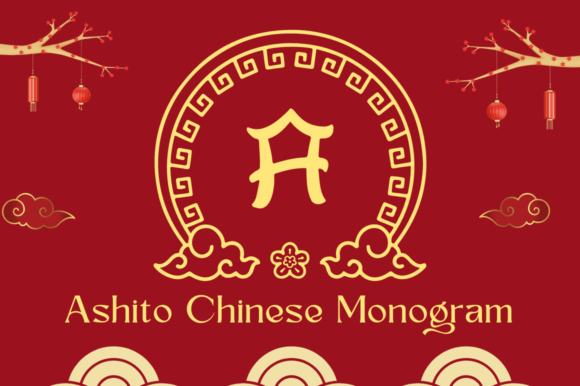 Enhance Your Craft with Ashito Chinese Monogram Font