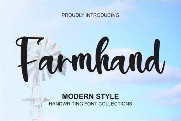 Enhance Your Web Design with Farmhand, a Festive Script Font
