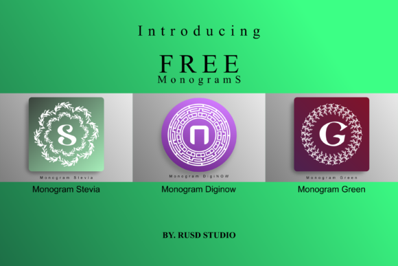 Enhance Your Web Design with Three Lovely Monograms