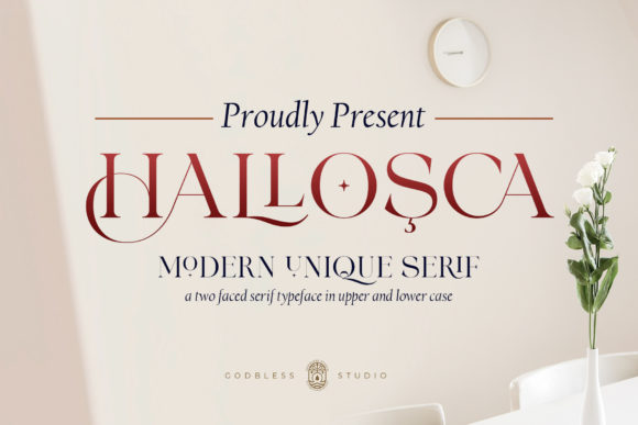 Hallosca: A Modern Serif Typeface for Elegant Publishing