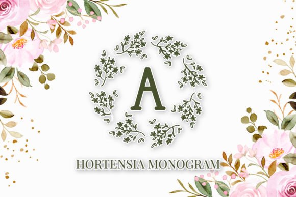 Hortensia: A Charming Decorative Font for Elegant Branding