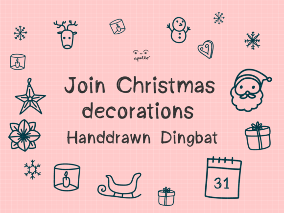 Join Christmas Decorations: A Festive Font for Engaging Designs