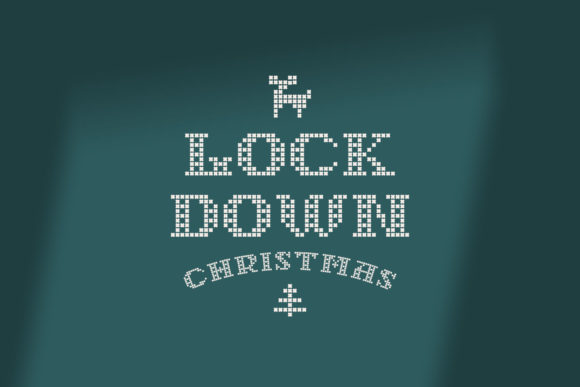 Lockdown Christmas: A Knitted Display Font for Editorial Design