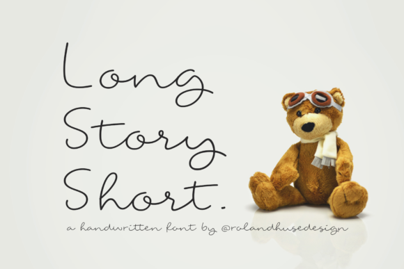 Long Story Short: A Friendly Handwritten Font for Engaging Campaigns