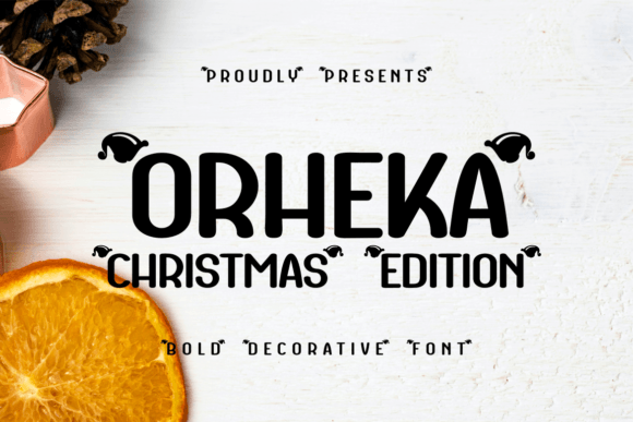 Orheka: A Festive Decorative Font for Christmas Web Design