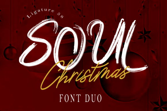 Soul Christmas: A Handwritten Duo Font for Web Design