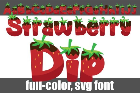 Strawberry Dip: A Playful and Charming Font for Crafters