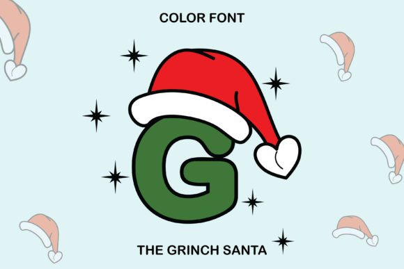 The Grinch Santa: A Playful Font for Business Branding