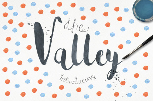 The Valley: A Handwritten Font for Creative Makers
