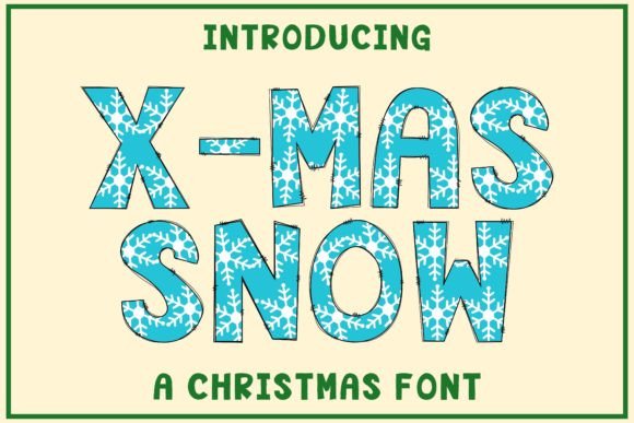 X-mas Snow: A Festive Font for Your Web Design Projects