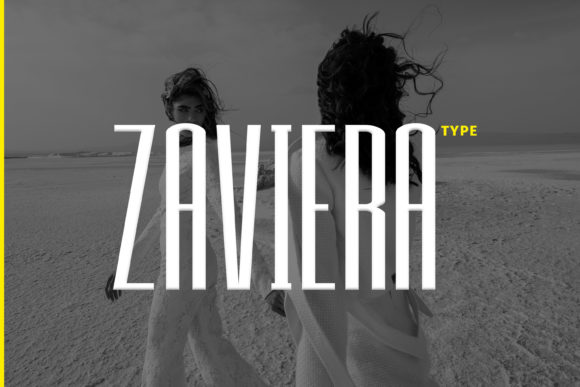 Zaviera: A Modern Display Typeface for Editorial Design